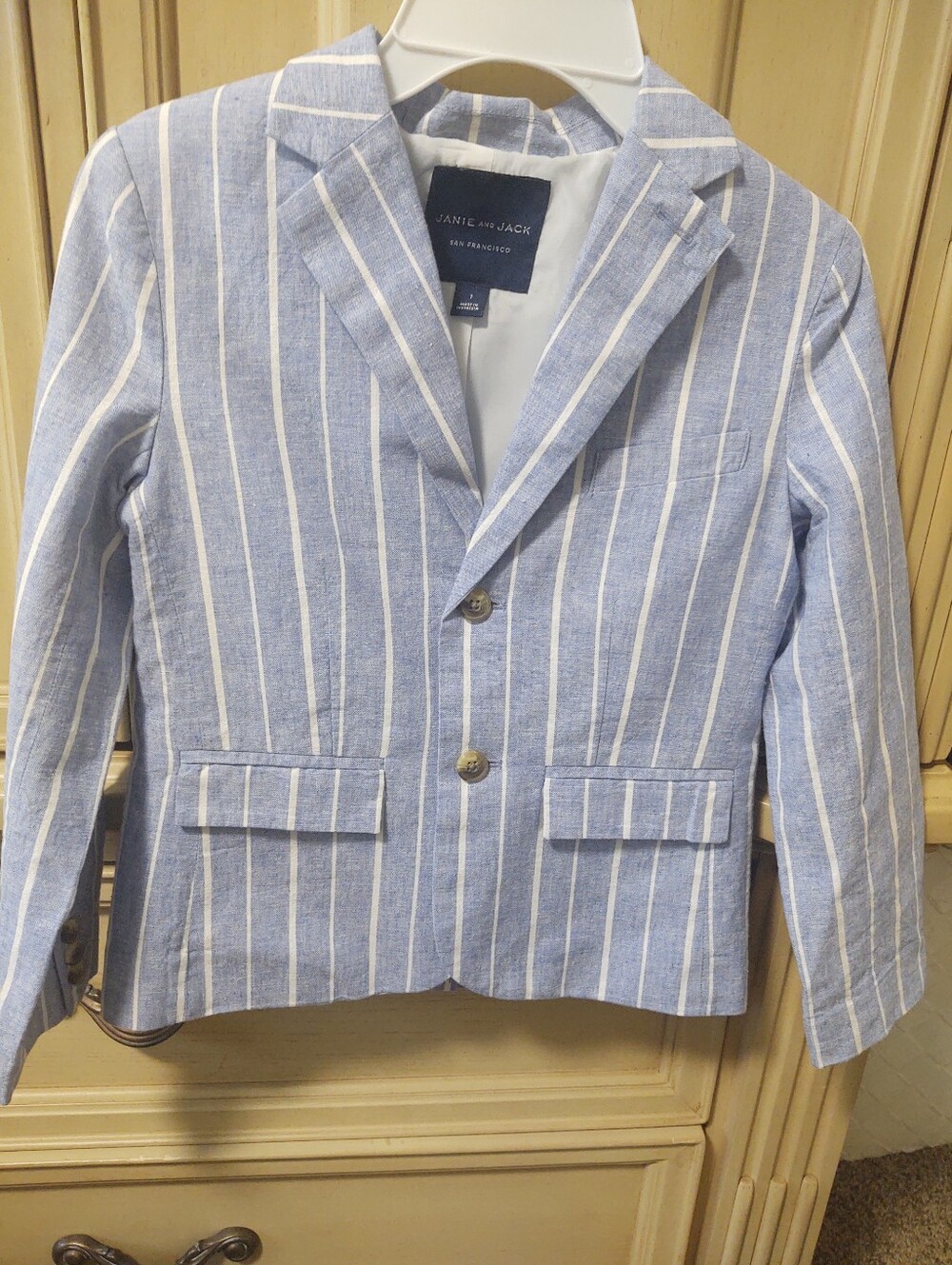 *SOLD*.  Boy's Janie And Jack Stripped Blazer